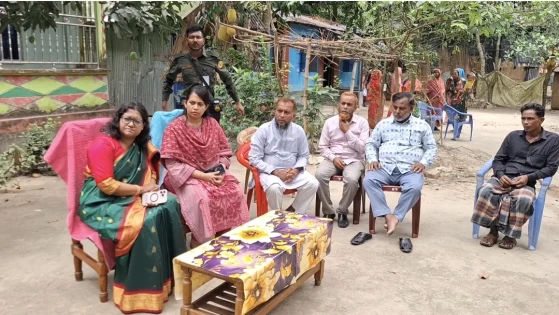 যুক্তরাষ্ট্রে নিহত বৃষ্টির মাদারীপুরের বাড়িতে ডিসি-ইউএনওর সমবেদনা