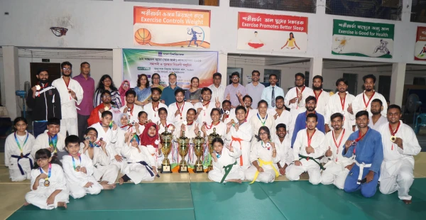 ঢাবি’র ৯ম আন্তঃহল জুডো প্রতিযোগিতায় মুহসীন হল  এবং শামসুন নাহার হল চ্যাম্পিয়ন