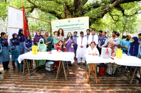 ঢাকা বিশ্ববিদ্যালয়ে হাম-রুবেলার দিনব্যাপী টিকাদান কর্মসূচি